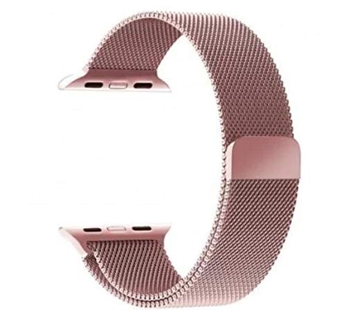 Pulseira Aço Loop Metal Para Apple Watch - Rosa Fosco 42mm