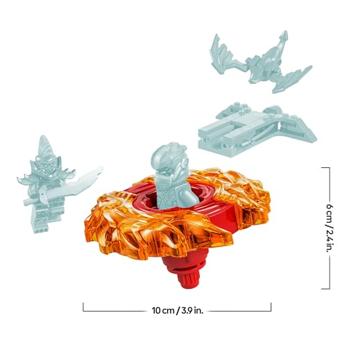 LEGO Ninjago La toupie Spinjitzu du Dragon de Kai Jeu de Construction avec 2 éléments de Pouvoir et 2 minifigurines Idée Cadeau pour garçons et Filles dès Amateurs de la série TV 71823 - vue 7