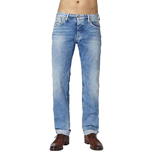 Pepe Jeans Jeanius, Vaqueros Hombre, Azul (11oz Vintage 8 Dip S55), 34W / 30L