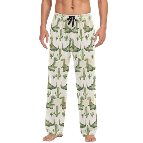 Pantalon de pyjama homme long doux avec poches pour résoudre le froid nocturne