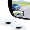 Espejo de punto ciego para auto LivTee, espejo convexo de vidrio HD sin marco para punto ciego, espejos de vista trasera de ángulo amplio para SUV, camionetas y RV - Accesorios para auto 2