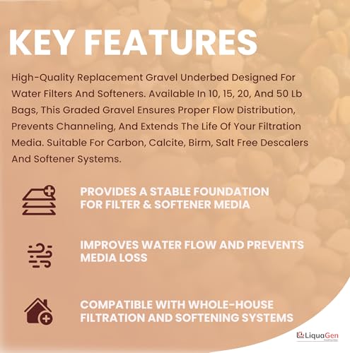 Image of LiquaGen - Gravel for Water Softeners (50 LBS)