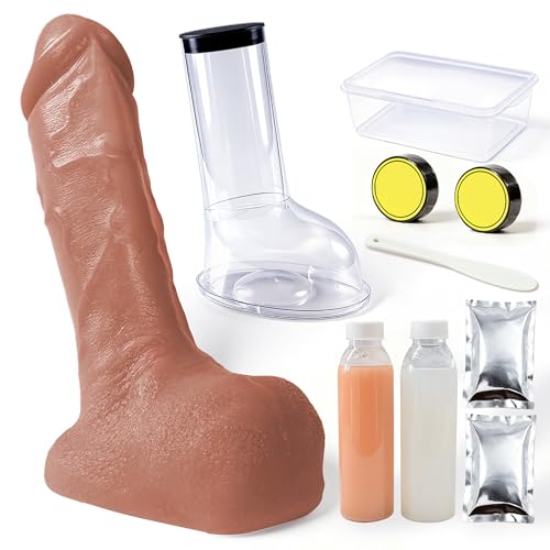Clone Silicone Penis and Balls DIY Casting Kit - Make Your Own Dildo Homemade Realistic Adult Sex Toys for Men & Couples (Light Skin Tone) with Easy-to-Follow Instructions
