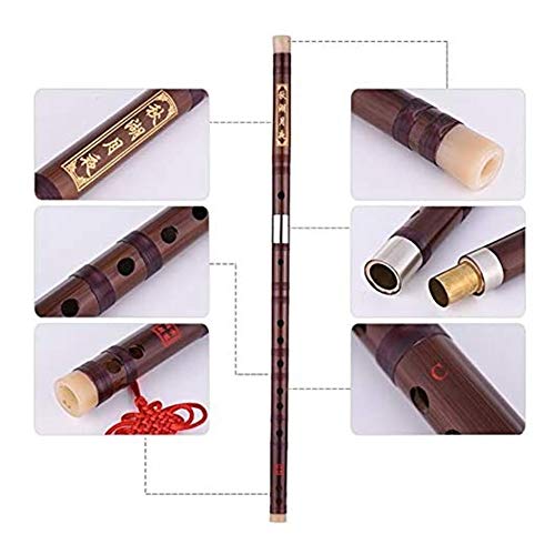 Adanse Flauta chinesa de bambu amargo tradicional instrumento de flauta musical de madeira artesanal
