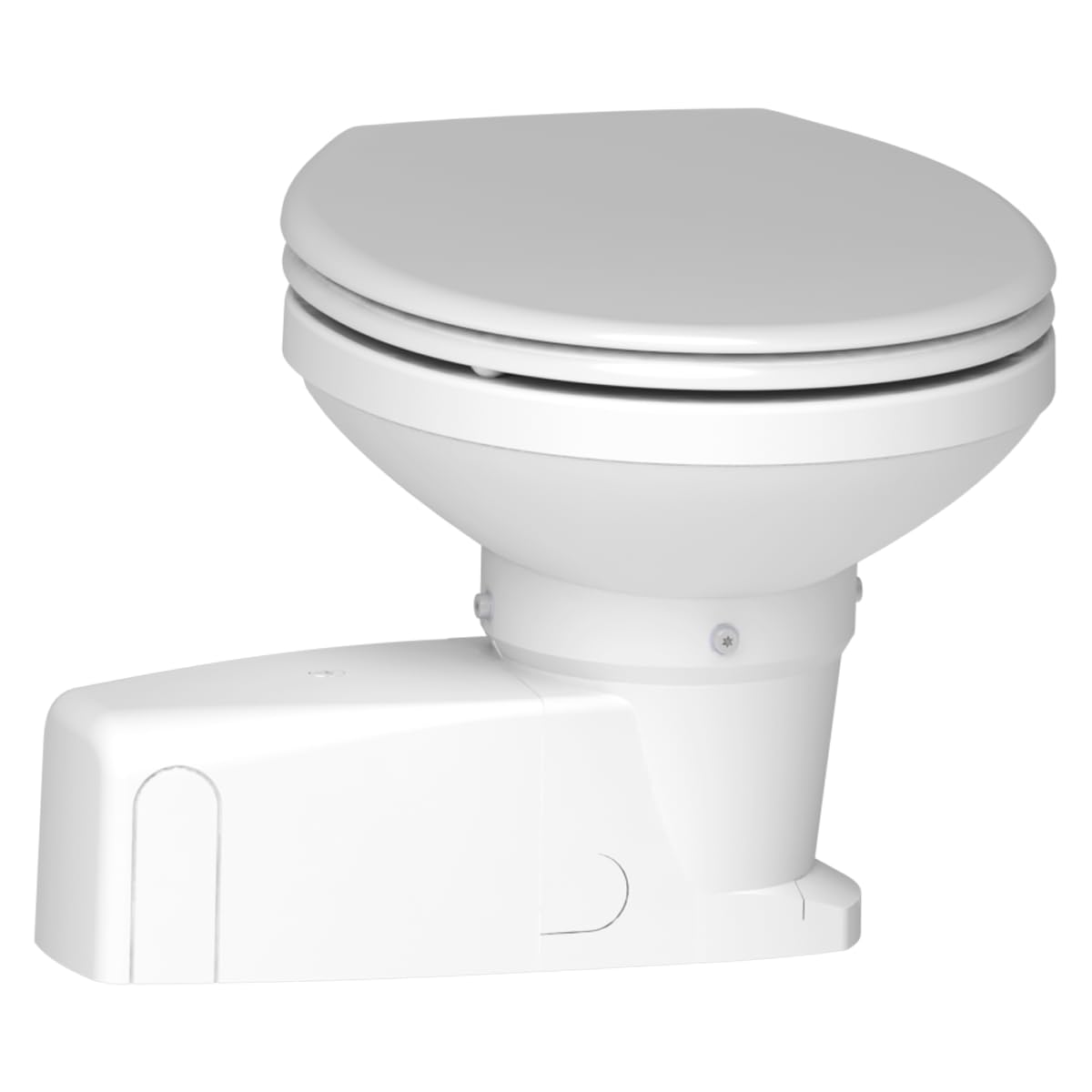 SN-MAXLITE+S - Sanimarin Electric Marine Macerating Plastic Toilet - (12V, solenoid valve) - #061