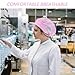 IMUSINICE Anti-Static Mesh Work Cap Breathable Dustproof Protective Hat for Electronics and Food Industry, Pink Ventilated Safety Cap for Workshop and Cleanroom Use