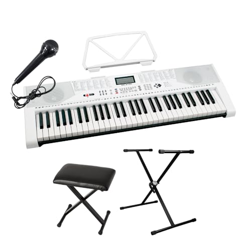 JOY MK-2100 �X�^���h�E�C�X�Z�b�g 61���� �}�C�N�E���ʑ�t�� �W���C �L�[�{�[�h �d�q�s�A�m