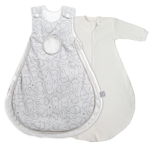 roba Baumann safe asleep van Air Plus babyslaapzak en trappelzak ''miffy'', maat 56/62 cm, 100% katoen, zachte vulling 100% PES, mesh-inzetstukken, AIR-balanssysteem - Afbeelding 6