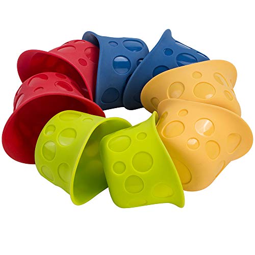 Webake Baking Cup Muffin Cupcake Liner Silicone Popover Pan Jelly Mold Dessert Tray Mini Caramel Pudding Cup 8 Pack #TOP7