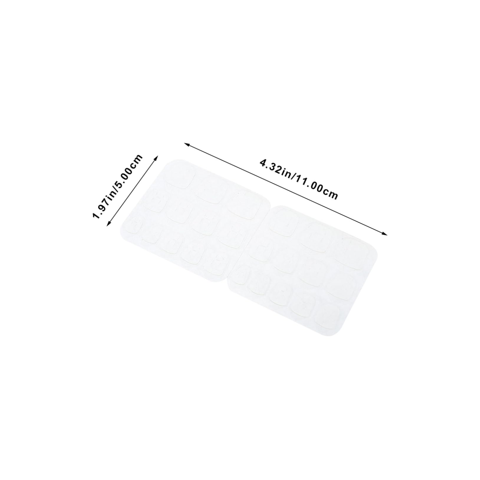 Didiseaon 50 Sheets Nail Sticker Double Side Glue for Press Nails Strong Adhesive Tabs Perfect for