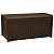 Keter Borneo 110 Gallon All Weather Weatherproof Rattan Wicker Resin Outdoor Backyard Patio Porch Deck Organization Storage Box Bench, Brown (2 Pack)