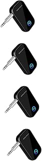 UKCOCO 4 Pcs Adaptador Receptor De Áudio 50 Transmissor Sem Fio Transmissor De Áudio Do Carro Adaptador Sem Fio Adaptador USB Transmissor Para Carro Adaptador De Áudio Automático