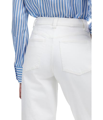 Madewell Women's Perfect Vintage Wide Crop in Tile White3