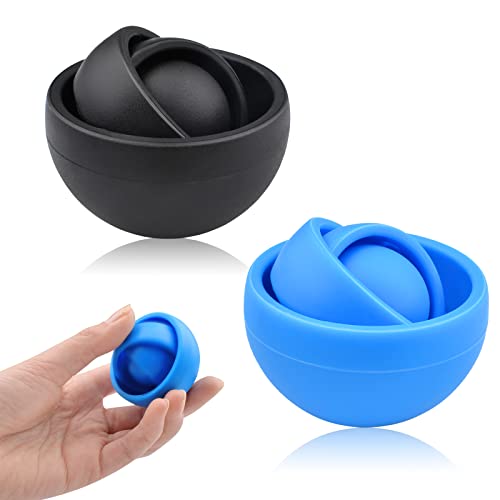 Image of Fidget Toy Adults 2PC, Fidget Spinner for Kids with Autism, Sensory Gifts for Teens Kids, Quiet Office Desk Toy ADHD Stress Relief Finger Toy