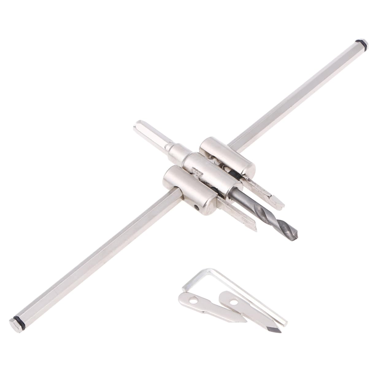 SEWACC Adjustable Wood Circle Hole Cutter Set Aircraft Drill Bit for Woodworking and DIY Projects Durable and Precision Cutting Tool