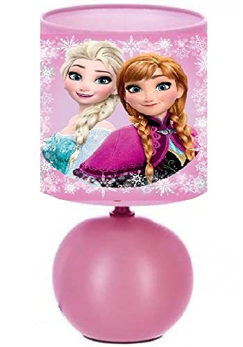 PRESENT Lampe de chevet reine des neiges Elsa et Anna création artisanale collage photo