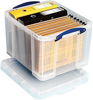 Really Useful Box 35C+10SUSP Pojemniki do Przechowywania, Przezroczysty, 35 Litrów