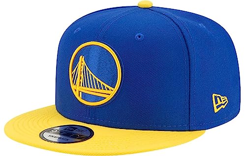 New Era NBA 2-Tone 9FIFTY Adjustable Snapback Hat Cap One Size Fits All (as1 Alpha one_Size Golden State Warriors)