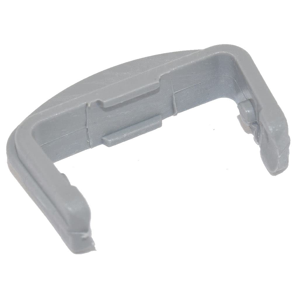 Ufixt Grey Fits Beko Dishwasher Basket Rail Front Cap Clip