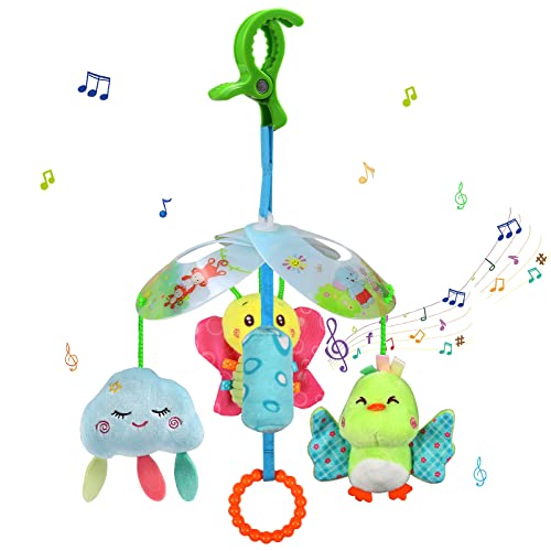 🔔【Giocattoli per Bambini】: Ogni giocattolo appeso può essere smontato a piacimento. Ci sono anche dispositivi BB, squillo di carta, specchi e campane a vento che possono attirare l'attenzione dei bambini e coltivare il loro sviluppo uditivo. Allo stesso tempo, aumenta il divertimento dei genitori e dei bambini che giocano, aiuta a stimolare i muscoli dei bambini e coltiva la capacità di presa.
