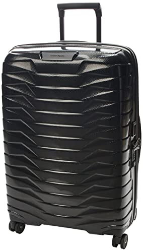 Image of Samsonite Proxis 69 cm Medium Check-in Polypropylene (PP) 8 Wheels Spinner Hard Luggage /Suitcase /Trolley Bag for Travel (Black)