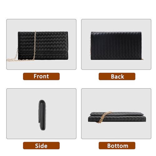 U+U Crossbody Bags for Women, Small Bag with Removable Chain, Card Slots & Phone Pocket - Lightweight Purse Wallet (8 Colors) 6