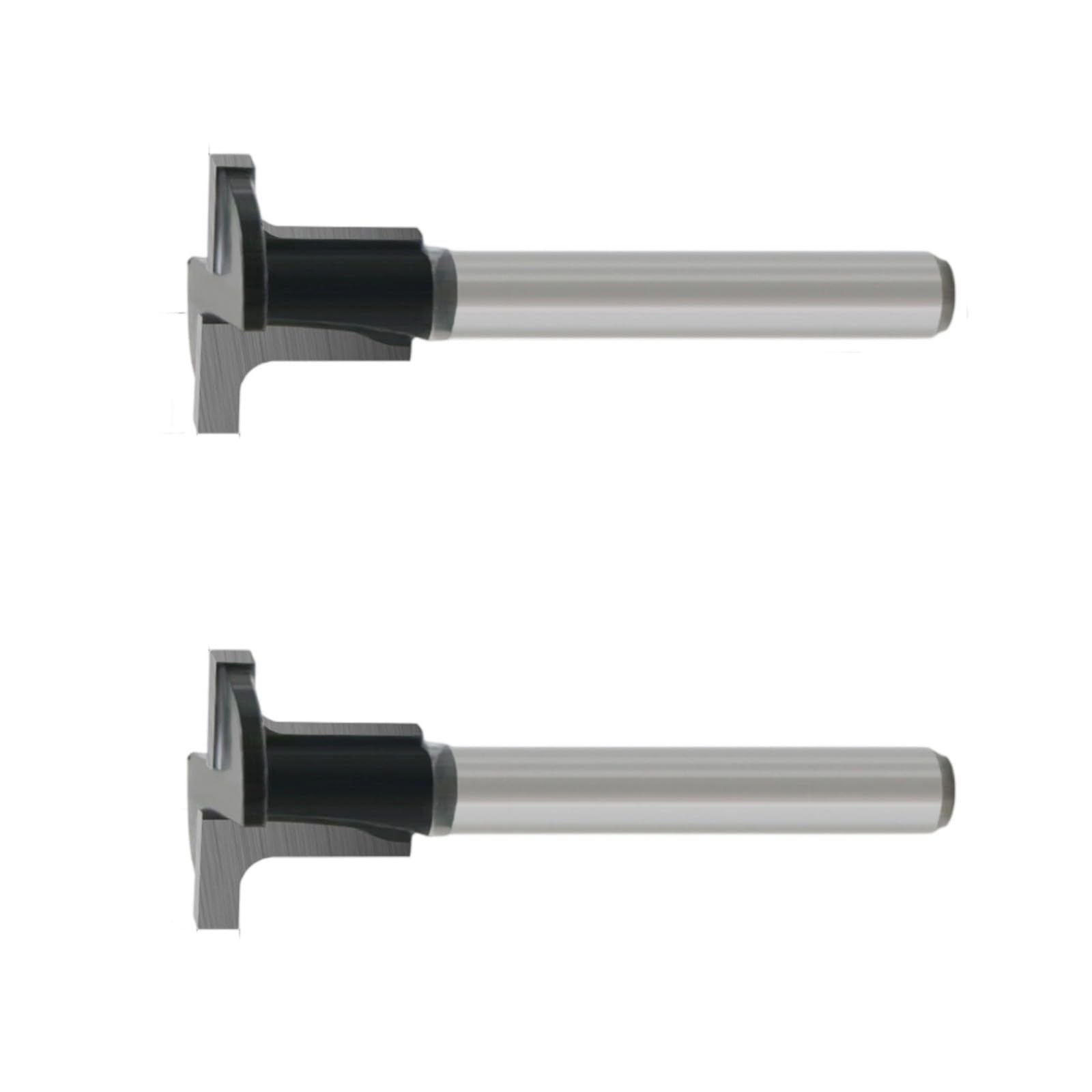 Carbides Tipped T Slot Router Bit 1 / 4Inch / 6mm Shank 20mm for Keyhole Slots Woodworking Automatic Handheld Routers Keyhole Router Bit for Woodworking