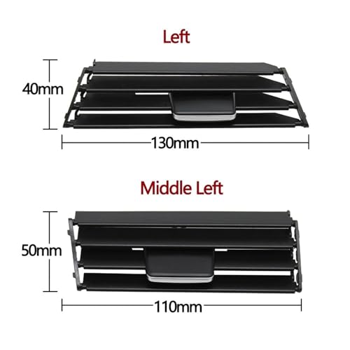 Rejilla de aire delantera de coche (Middle Right) para BMW Serie 3 E90 E91 E92 E93 2005-2012 2