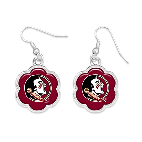 From the Heart Enterprises Florida State Seminoles Hazel Silver Earrings Jewelry Gift FSU