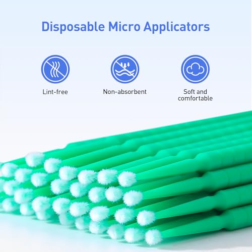 Image of JMU 400pcs Dental Micro Applicators Brushes Fine, Disposable Microswabs