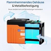 ECO-WORTHY 12V 314Ah LiFePO4 Bluetooth mit Display,4019Wh – Ansicht 5