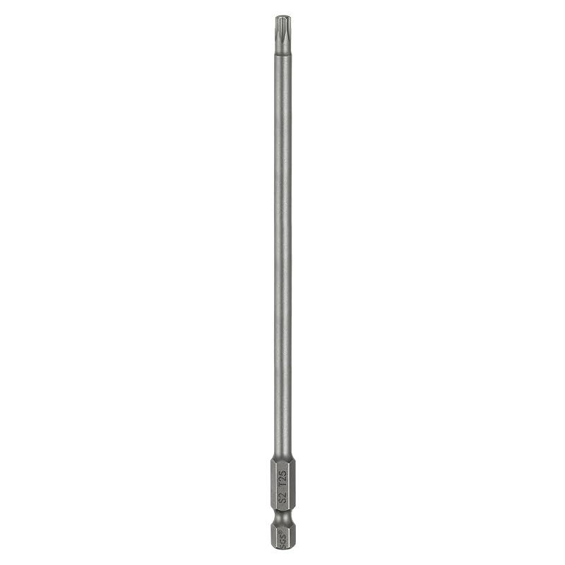 Ponta de Chave Torx T25 com Haste Sextavada de 6,35 mm, 15,2 cm, Magnética e Sem Furo HARFINGTON