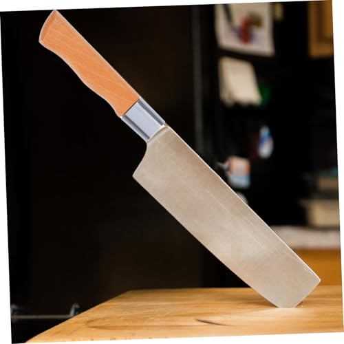 BESTOYARD Holzmessergriff Ersatz Für Küchenmesser Ergonomischer Holzgriff Rutschfest Komfortabel Vielseitig Passend Für Asiatische Gemüsemesser