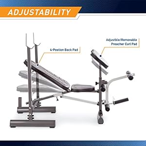 Marcy Folding Standard Weight Bench – Easy Storage MWB-20100, Incline Marcy Folding Standard Weight Bench–Easy Storage MWB 20100 Incline
