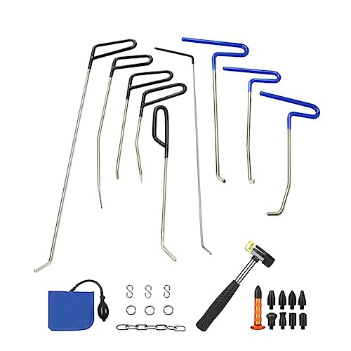 Furuix 車 デントリペア ツール 工具セット 車の凹修復道具 凹み直し 押し出し工具 作業 デントリペア 板金道具キット 車 凹み 修復 板金工具 車補修 車へこみ修理 デントツールセット