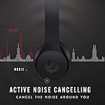 Beats Solo Pro Wireless Noise Cancelling On-Ear Headphones - Black (Renewed) - Image 4