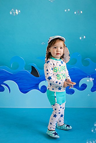 Image of VAENAIT BABY Girls Rash Guard Swimsuit UPF 50+ Long Sleeve Toddler Bathing Suit Ribbon Stawberry Floral Fruit for 2~8Years