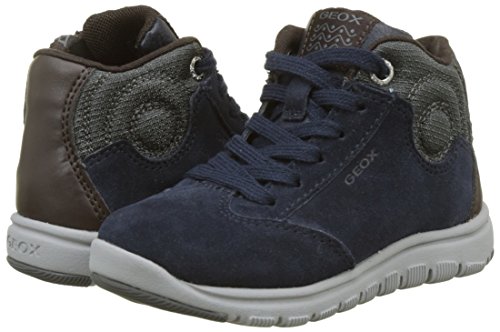 Geox J Xunday Boy D, Sneaker a collo Alto, Blu