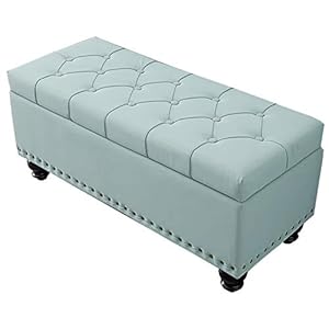 Eazbridge Klappbarer Ottoman mit Stauraum