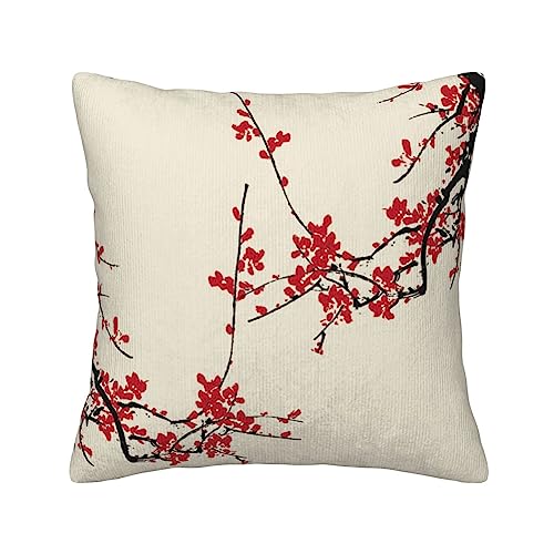 Housses de coussin cerisier japonais pour chambre cocooning - 2