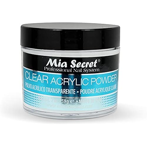 Mia Secret Clear Acrylic Powder (2oz)