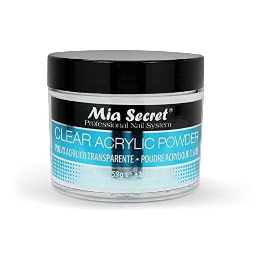 Mia Secret Clear Acrylic Powder (2oz)