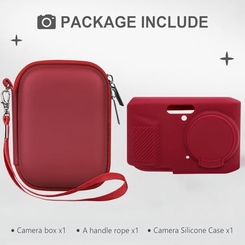 Set de funda rígida y cubierta de silicona para Kodak PIXPRO FZ45 miniatura 2