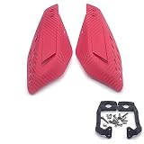 protectores de goggles motocross Hecho de plástico ABS, el paquete incluye: 1 par de protectores de manillar ( izquierdo y derecho) 1 juego de accesorios para tornillos