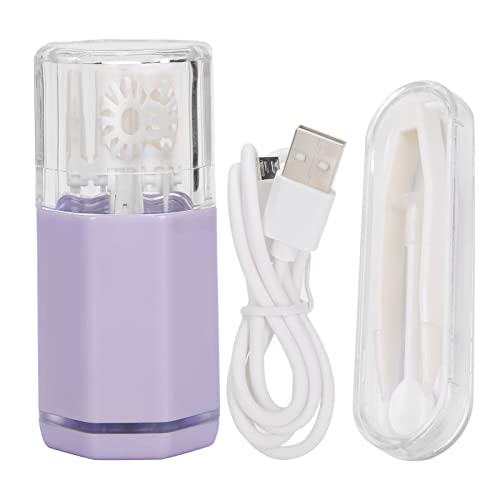 Yuehuamech Kontaktlinsenreiniger Ultraschall Automatische Kontaktlinsen Waschmaschine Portable Turbine Rotation Schnelle Vibration Intelligente Reinigungswerkzeuge für Reisen Alltag
