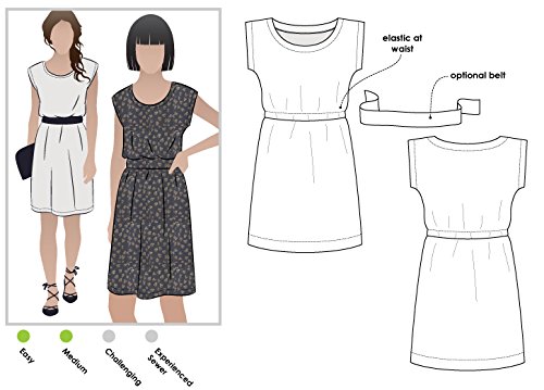 Style Arc Sewing Pattern - Olivia Dress (Sizes 04-16)