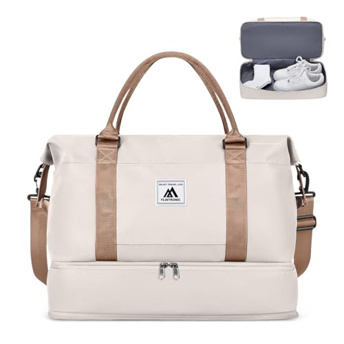 Flintronic Ryanair Handgepäck 40x30x20, Reisetasche Damen Handgepäck Tasche mit Schuhfach & Nassfach, Weekender Bag Sporttasche Reisetasche Krankenhaustasche für Flugzeug Reise 24L