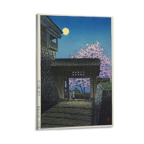 川瀬巴水 日本の浮世絵画家、版画ポスター (84) パネル 壁アート モダン リビング ベッドルーム 部屋飾り12x18inch(30x45cm)