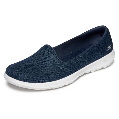 Image of Skechers Women's Go Walk Lite - Sweet Gal Slip-on Mesh Sneakers | Casual, GO WALK, 5GEN Cushioning, Air-Cooled Goga Mat, Machine Washable