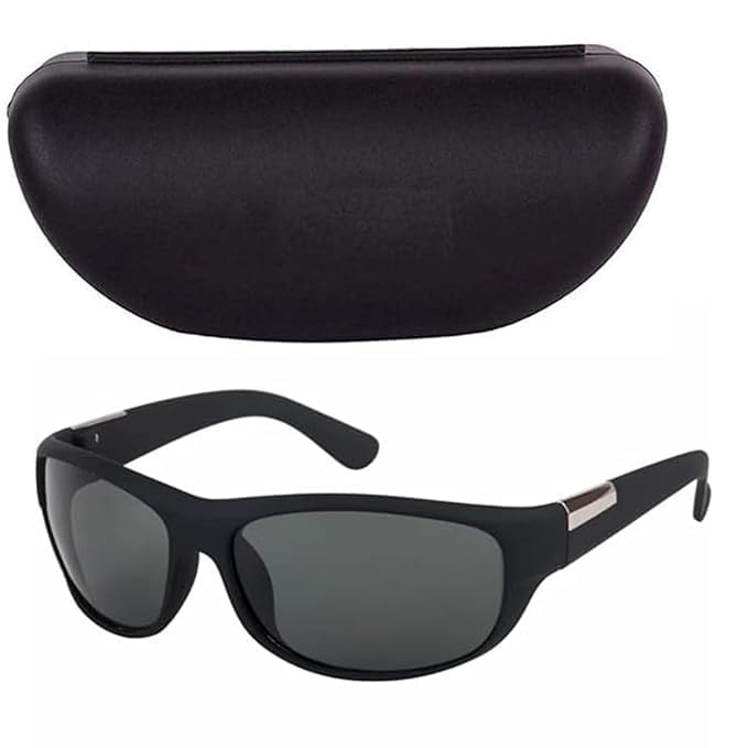 Image of Zynic Men's Stylish Sports Sunglasses with Case| UV400 Protection Classic Wrap Around Googles |Sports Shades for Driving,Cyclining Outdoor & Travel